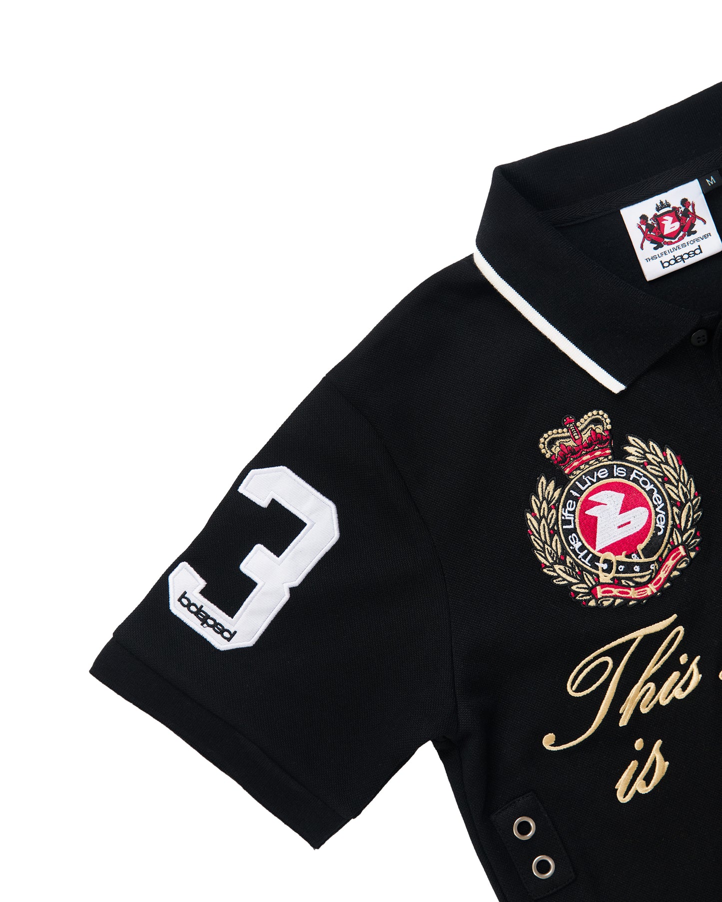 BOLAPSD BLACK LEAGUE POLO