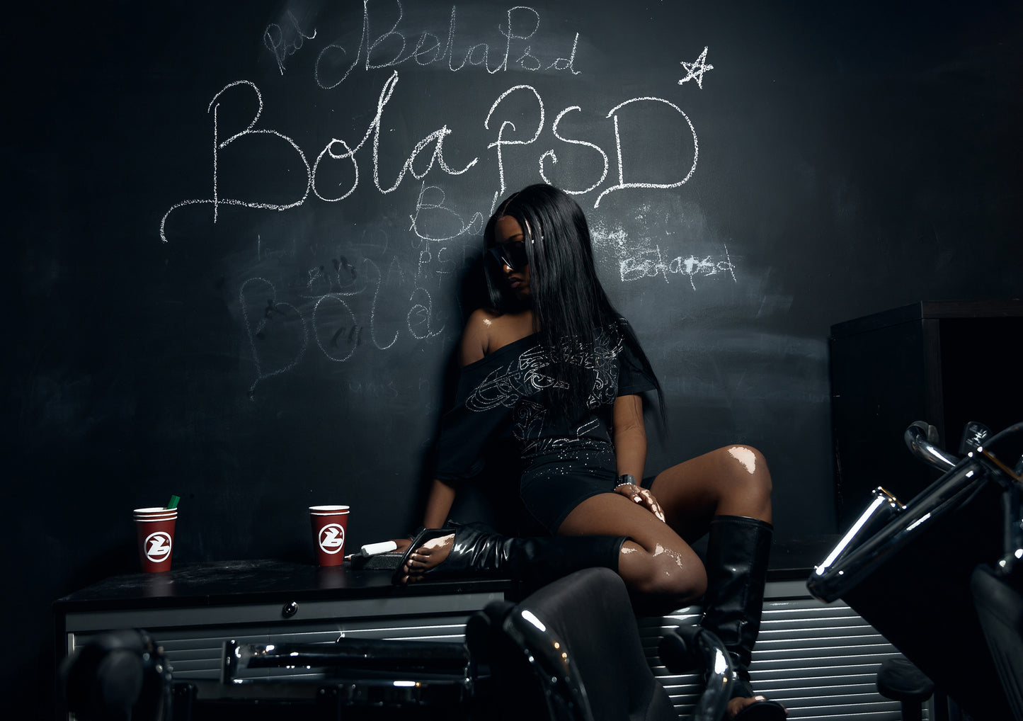 BOLAPSD EMBERLINE OFF SHOULDER MINI DRESS