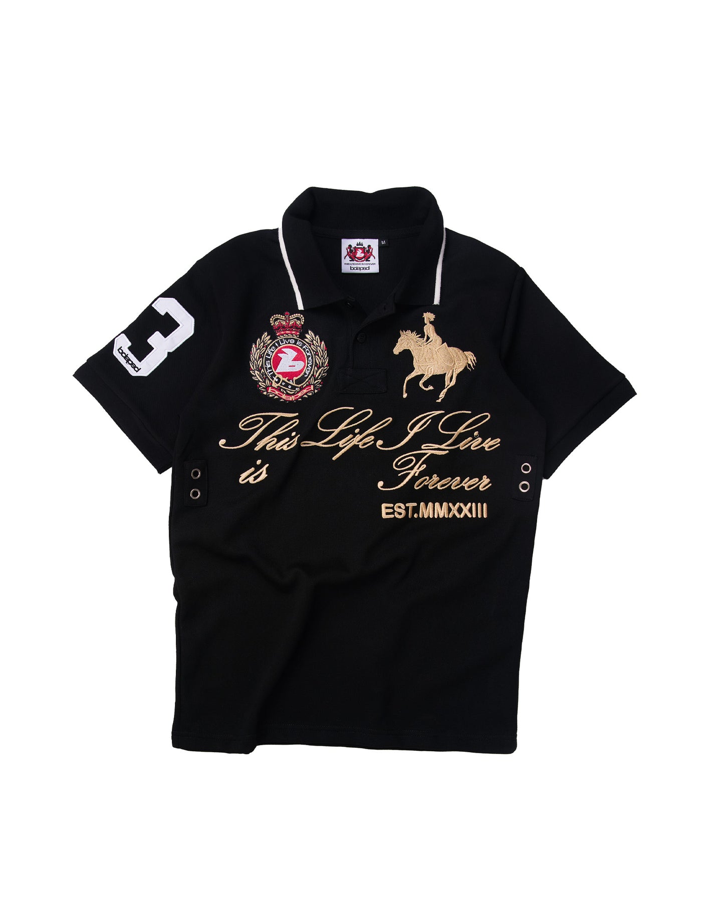 BOLAPSD BLACK LEAGUE POLO