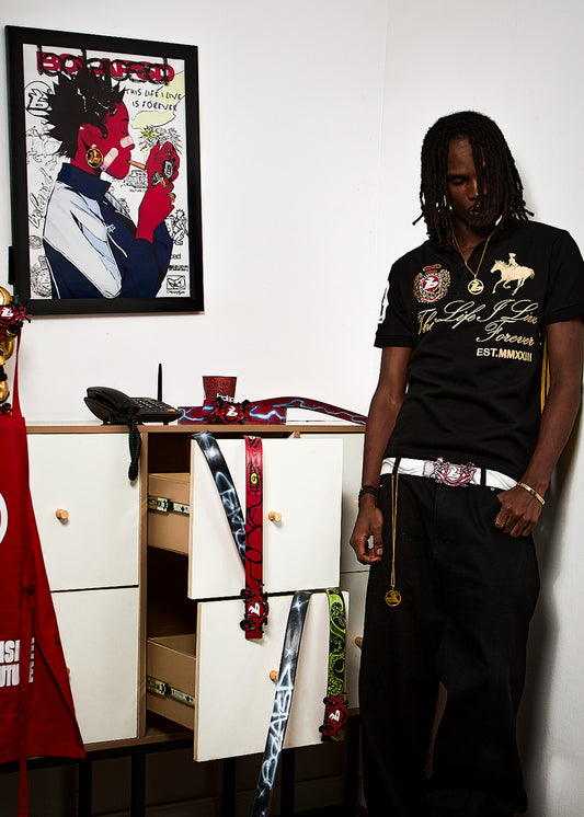 BOLAPSD BLACK LEAGUE POLO