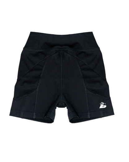 BOLAPSD BLACK SCULPT SCRUNCH SHORTS