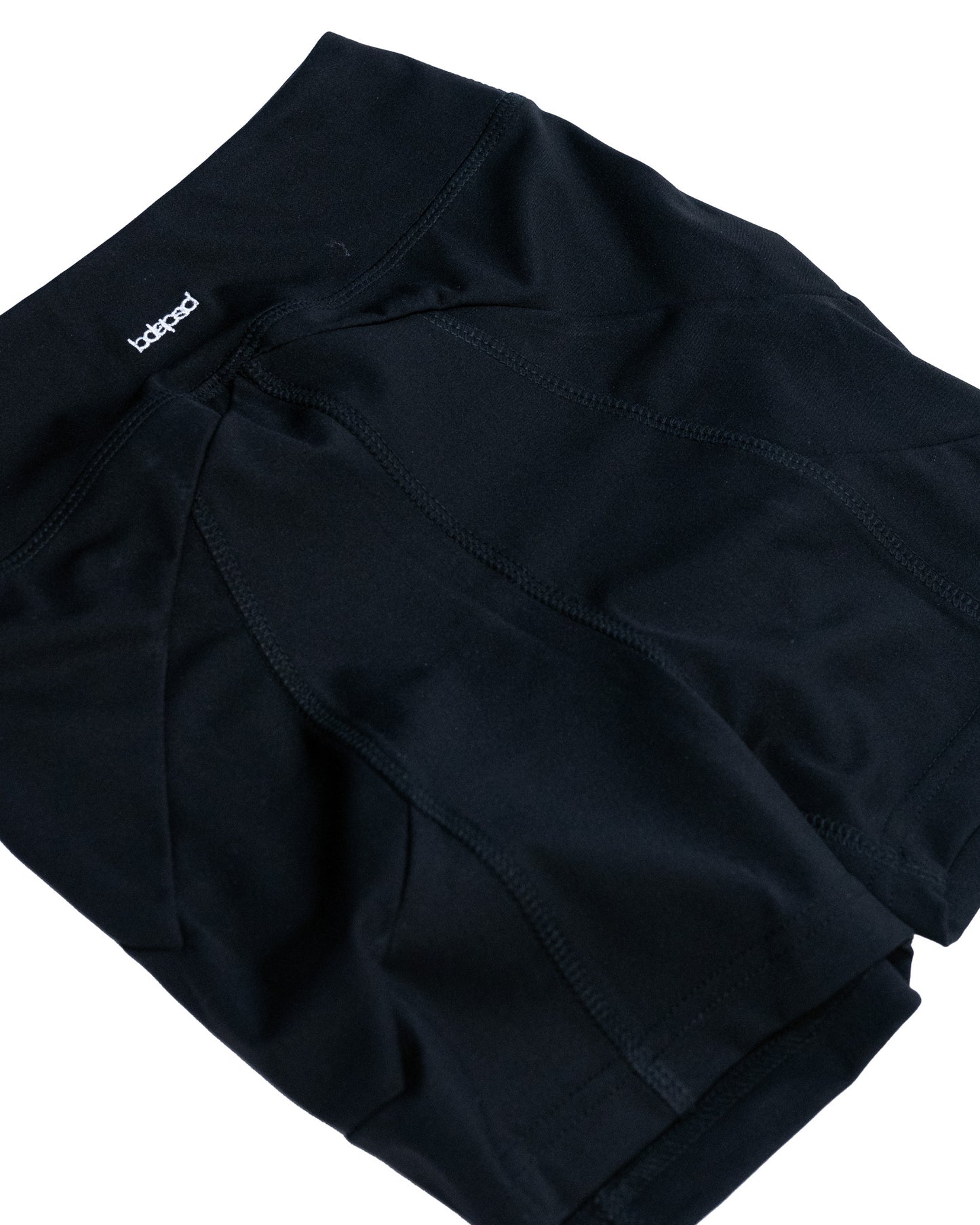 BOLAPSD BLACK SCULPT SCRUNCH SHORTS