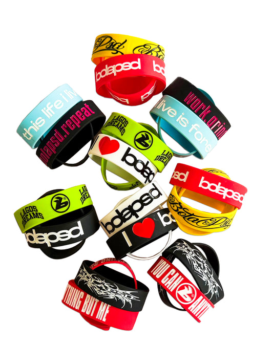 BOLAPSD SILICONE STACK BRACELET 5 PACK