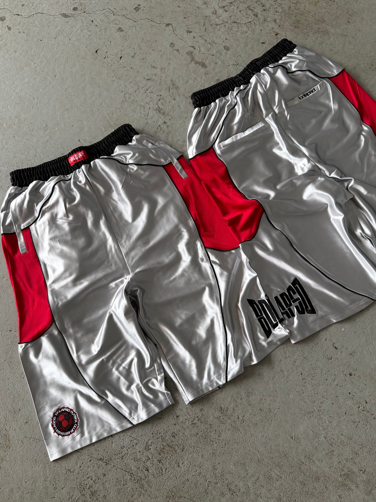 BOLAPSD BB SILVER TRACK SHORTS