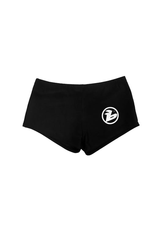 BOLAPSD MATERIAL GIRL BLACK BOOTY SHORTS