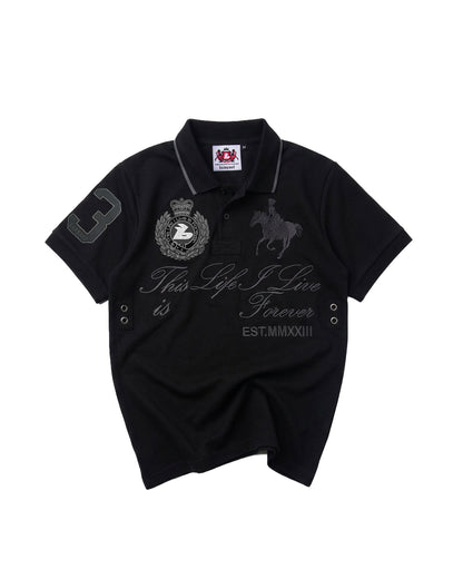 BOLAPSD TRIPLE BLACK LEAGUE POLO (PRE - ORDER)