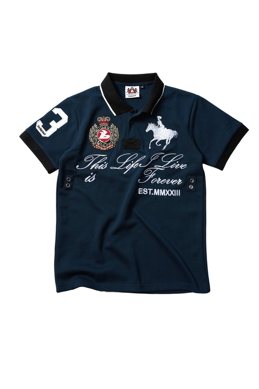 BOLAPSD LEAGUE POLO BLUE